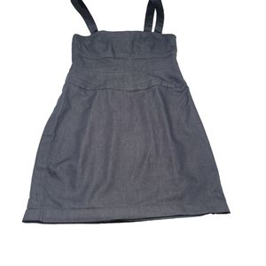 NWT Maggy London Dark Blue (denim look) Bandage Strap‎ Dress Sz 12